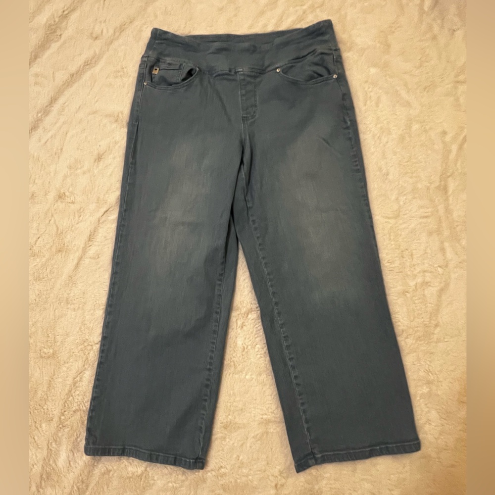 Belle by Kim Gravel Light Blue Denim Sz 14